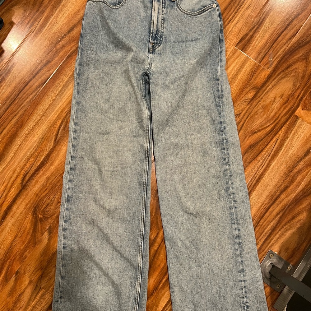 Everlane Light Blue Wide Leg Jeans